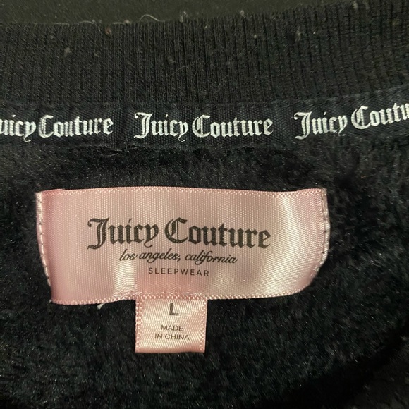 Juicy Couture Black Set with Pink Leopard Sleeves - Picture 2 of 2